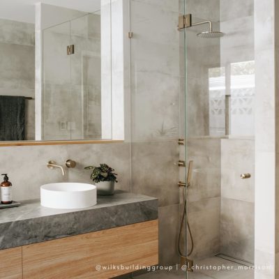 Kenzie Glass to Glass Shower Hinge - Brushed Brass | (NZ) ABI Bathrooms ...