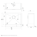 Belfast Butler Sink - Brushed Brass (Rack/Overflow) | (NZ) ABI ...