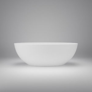 Odelia Solid Surface Free Standing Bath - Matte White 1800mm | (NZ) ABI ...