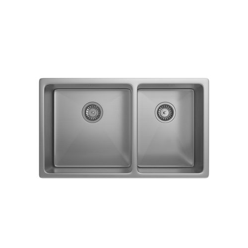 Vita - Kitchen Sink Double 760mm - Brushed Gunmetal (Racks/Overflow ...